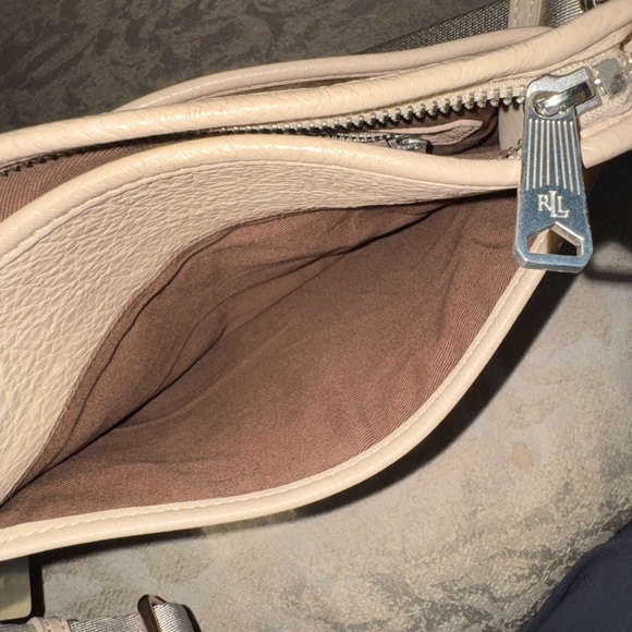 Ralph Lauren Beige Leather Crossbody - Picture 5 of 5